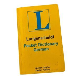 Langenscheidt German Pocket Dictionary Foreign Language Travel Tourist Student